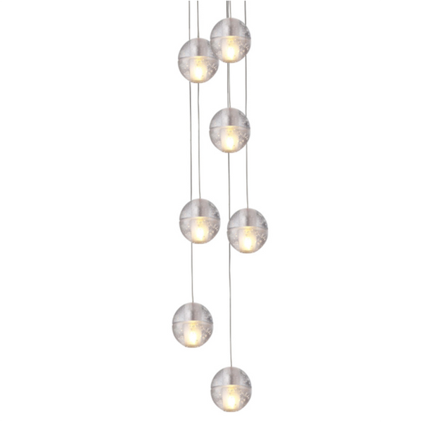 Verre 7 Light Cluster